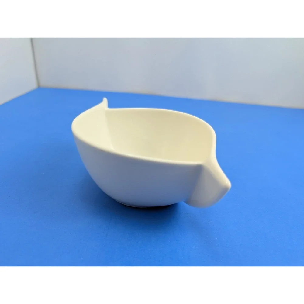 VILLEROY & BOCH Porcelain 1748 Germany White NEW WAVE Open Sugar Bowl